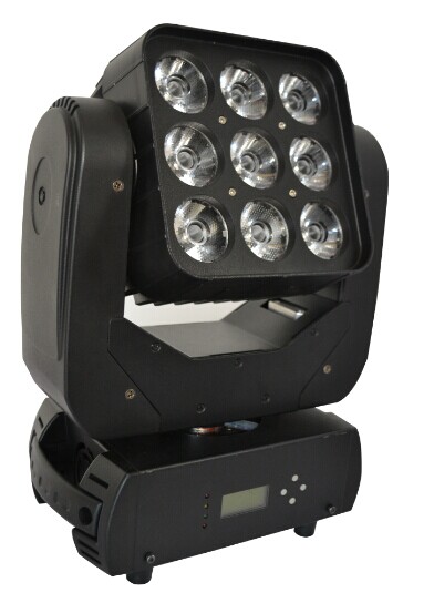  9pcs x10w 4in1 LED Moving Head Matrix Light